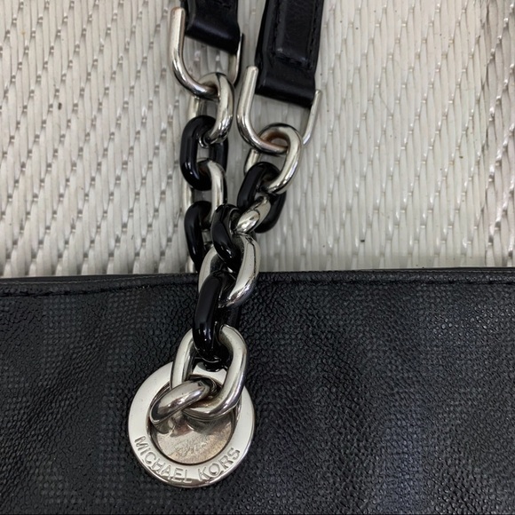 MICHAEL kors black leather shoulder bag - Picture 7 of 15